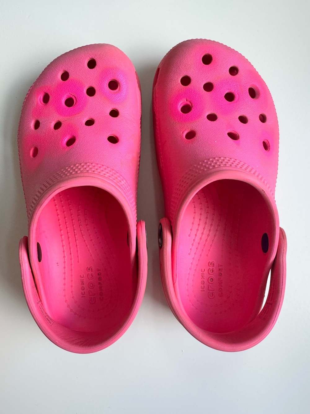 Kids Crocs Classic Clog Pink Crush Hot Pink Size C12